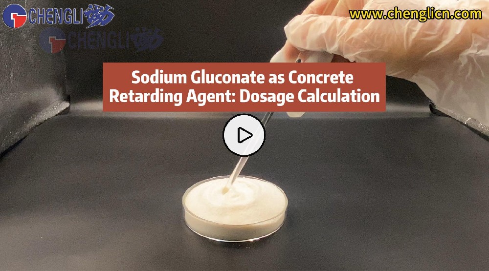 Sodium Gluconate as Concrete Retarding Agent: Dosage Calculation