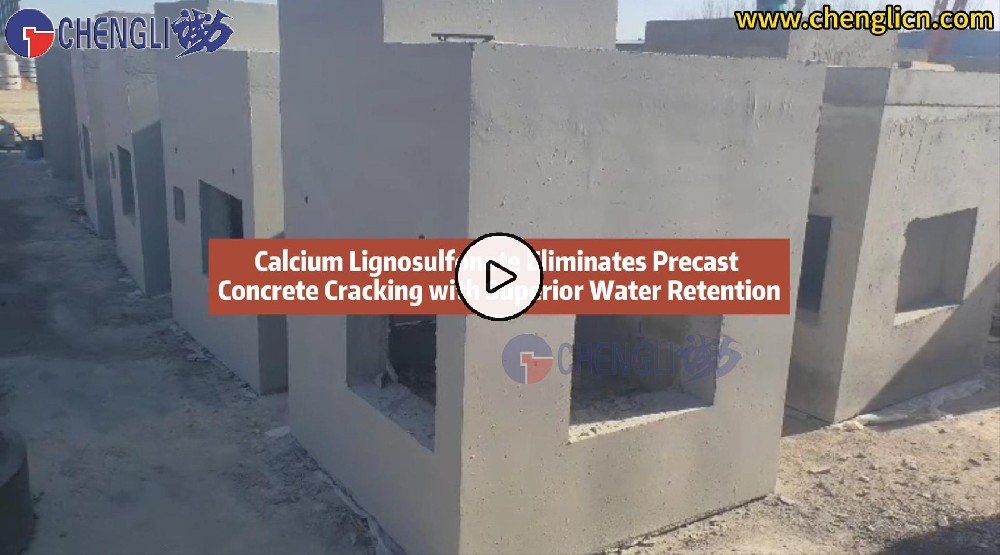 Calcium Lignosulfonate Eliminates Precast Concrete Cracking with Superior Water Retention