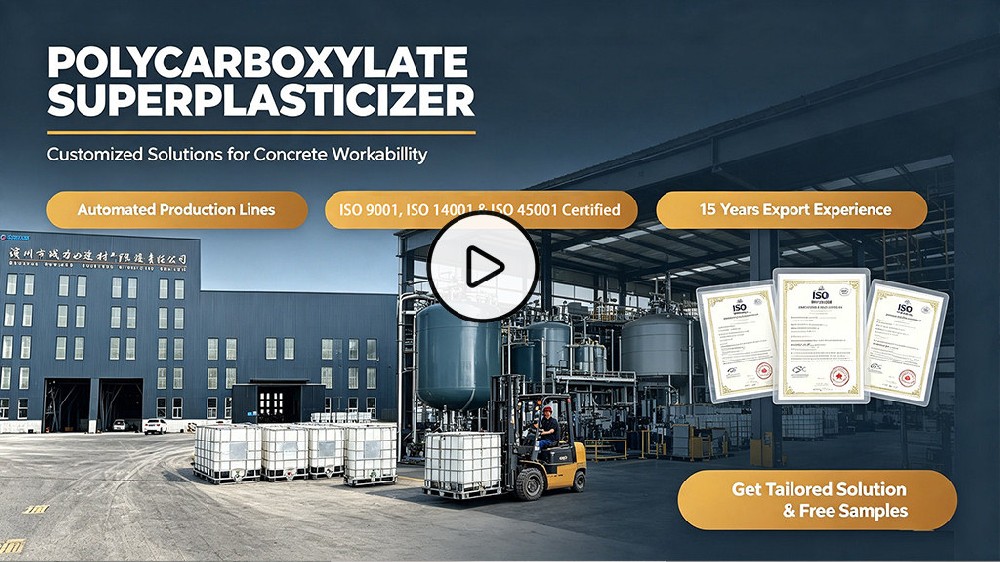 Automated production｜Liquid & Powder Polycarboxylate Superplasticizer ISO Certified Factory