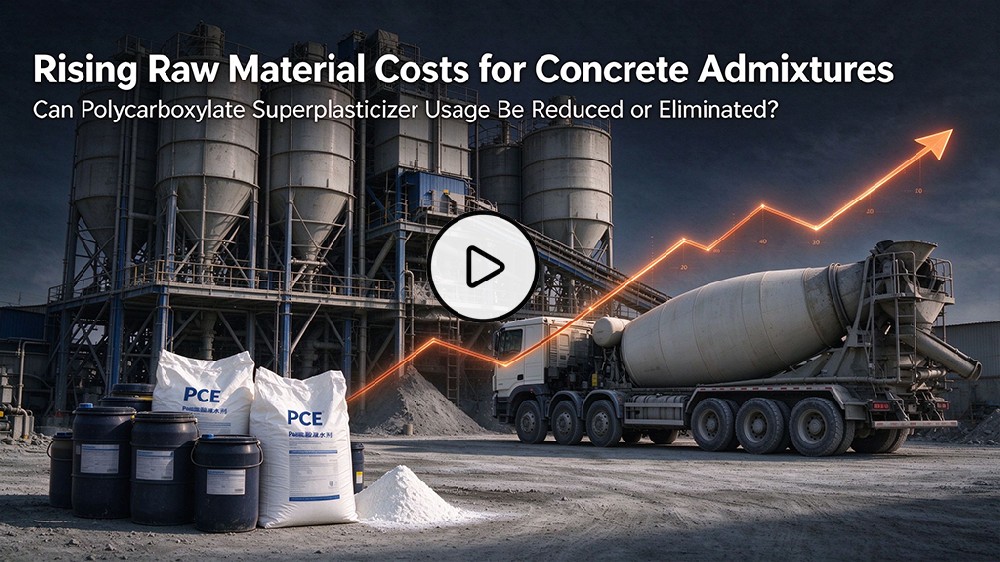 Rising Raw Material Costs for Concrete Admixtures: Can Polycarboxylate Superplasticizer Usage Be Reduced or Eliminated?